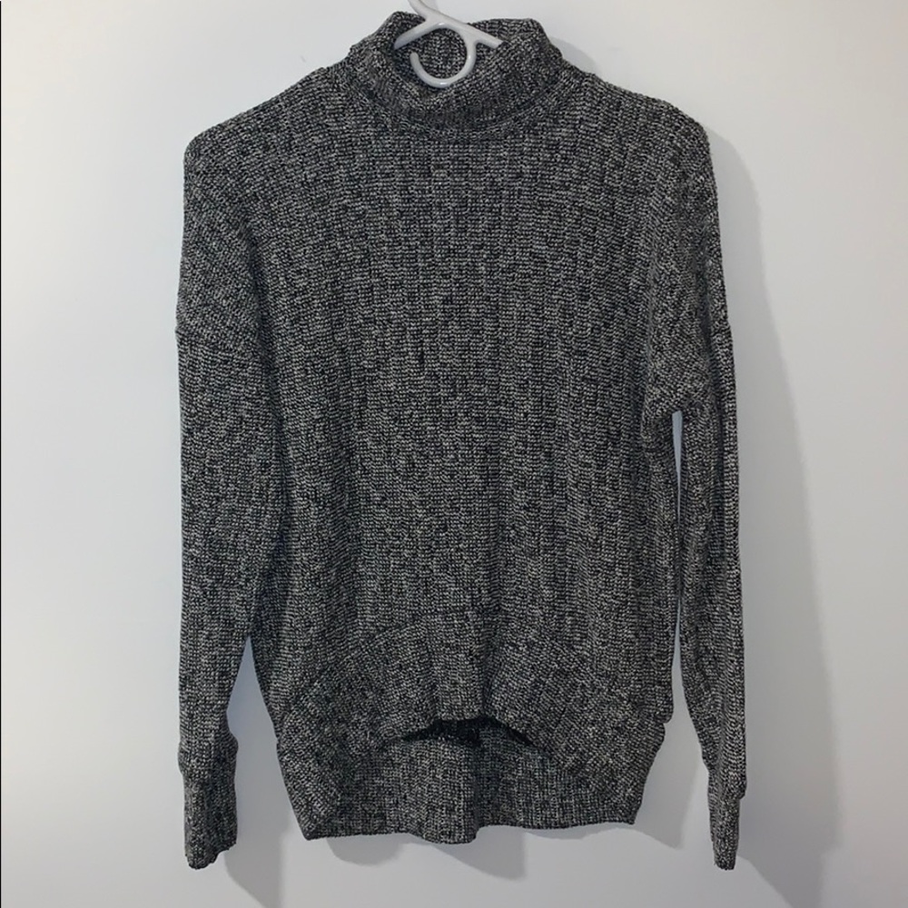 Topshop B&W Turtleneck